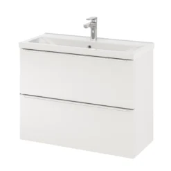 GoodHome Imandra Slimline Gloss White Wall-mounted Bathroom Cabinet (H)60cm (W)80cm -Crystal Bathware goodhome imandra slimline gloss white wall mounted bathroom cabinet h 60cm w 80cm5059340393001 22c