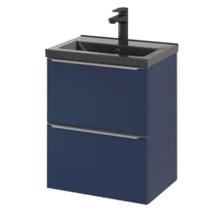 GoodHome Imandra Slimline Matt Blue Wall-mounted Bathroom Cabinet (H)60cm (W)50cm -Crystal Bathware goodhome imandra slimline matt blue wall mounted bathroom cabinet h 60cm w 50cm5059340393490 25c