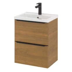 GoodHome Imandra Slimline Walnut Effect Wall-mounted Bathroom Cabinet (H)60cm (W)50cm 22 GoodHome Imandra Slimline Walnut Effect Wall-mounted Bathroom Cabinet (H)60cm (W)50cm -Crystal Bathware goodhome imandra slimline walnut effect wall mounted bathroom cabinet h 60cm w 50cm5059340393322 22c