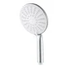 GoodHome Imelda Chrome Effect 5-spray Pattern Overhead Shower Head