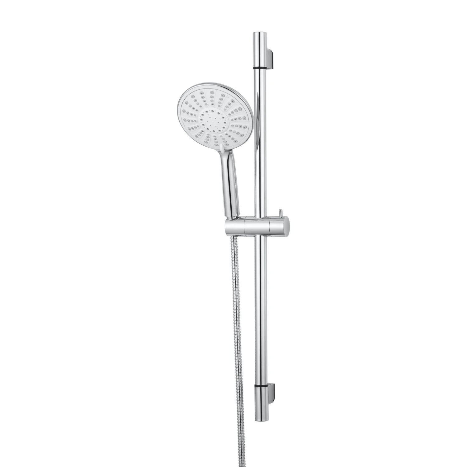 GoodHome Imelda Chrome Effect 5-spray Pattern Wall-mounted Shower Riser Rail Kit 3 GoodHome Imelda Chrome Effect 5-spray Pattern Wall-mounted Shower Riser Rail Kit