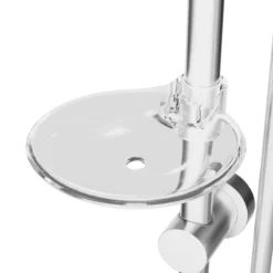 GoodHome Kielder 5-spray Pattern Chrome Effect Shower Kit -Crystal Bathware goodhome kielder 5 spray pattern chrome effect shower kit5059340609065 37c