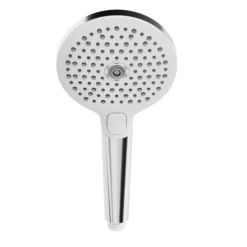 GoodHome Kolima Chrome Effect 3-spray Pattern Shower Head, 249mm -Crystal Bathware goodhome kolima chrome effect 3 spray pattern shower head 249mm5059340162287 02c