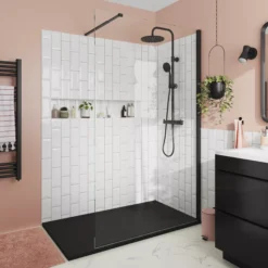 GoodHome Kolima Titanium Thermostatic Multi Head Shower -Crystal Bathware goodhome kolima titanium thermostatic multi head shower5063022042019 01i