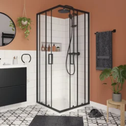 GoodHome Kolima Titanium Thermostatic Multi Head Shower -Crystal Bathware goodhome kolima titanium thermostatic multi head shower5063022042743 01i