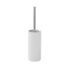 GoodHome Koros White Ceramic, Polypropylene (PP) & Stainless Steel Toilet Brush & Holder -Crystal Bathware goodhome koros white ceramic polypropylene pp stainless steel toilet brush holder5059340218014 01c
