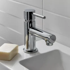 GoodHome Lazu Basin Mono Mixer Tap -Crystal Bathware goodhome lazu basin mono mixer tap5059340214207 05i bq