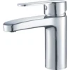 GoodHome Lecci Basin Mono Mixer Tap -Crystal Bathware goodhome lecci basin mono mixer tap5059340214450 01c bq
