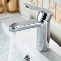 GoodHome Lecci Basin Mono Mixer Tap 11 GoodHome Lecci Basin Mono Mixer Tap -Crystal Bathware goodhome lecci basin mono mixer tap5059340214450 02i bq