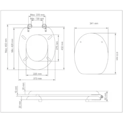 GoodHome Levanto Natural Pine Effect Bottom Fix Standard Close Toilet Seat -Crystal Bathware goodhome levanto natural pine effect bottom fix standard close toilet seat3663602904731 06bq