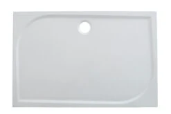 GoodHome Limski Rectangular Shower Tray (L)800mm (W)1400mm (H)28mm