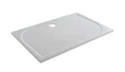 GoodHome Limsky Rectangular Shower Tray (L)700mm (W)1000mm (H)28mm -Crystal Bathware goodhome limsky rectangular shower tray l 700mm w 1000mm h 28mm3663602943785 03c