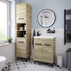 GoodHome Makonda White Oblong Counter-mounted Counter Top Basin (W)60.4cm -Crystal Bathware goodhome makonda white oblong counter mounted counter top basin w 60 4cm5063022001351 01i