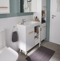 GoodHome Makonda White Oblong Counter-mounted Counter Top Basin (W)80.4cm -Crystal Bathware goodhome makonda white oblong counter mounted counter top basin w 80 4cm3663602527275 02i