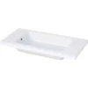 GoodHome Makonda White Oblong Counter-mounted Counter Top Basin (W)80.4cm 2 GoodHome Makonda White Oblong Counter-mounted Counter Top Basin (W)80.4cm -Crystal Bathware goodhome makonda white oblong counter mounted counter top basin w 80 4cm3663602527299 01bq