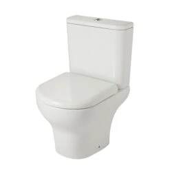 GoodHome Malo White Close-coupled Toilet Set With Soft Close Seat