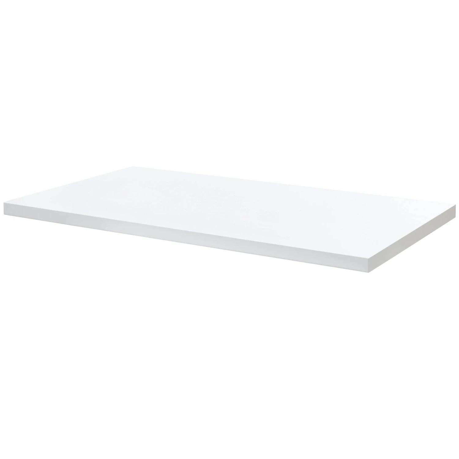 GoodHome Marloes Gloss White Chipboard Bathroom Worktop 2.8cm X 45.2cm X 100cm 3 GoodHome Marloes Gloss White Chipboard Bathroom Worktop 2.8cm X 45.2cm X 100cm