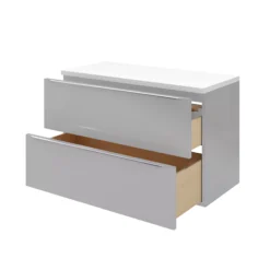 GoodHome Marloes Gloss White Chipboard Bathroom Worktop 2.8cm X 45.2cm X 100cm 16 GoodHome Marloes Gloss White Chipboard Bathroom Worktop 2.8cm X 45.2cm X 100cm -Crystal Bathware goodhome marloes gloss white chipboard bathroom worktop 2 8cm x 45 2cm x 100cm3663602932871 52c