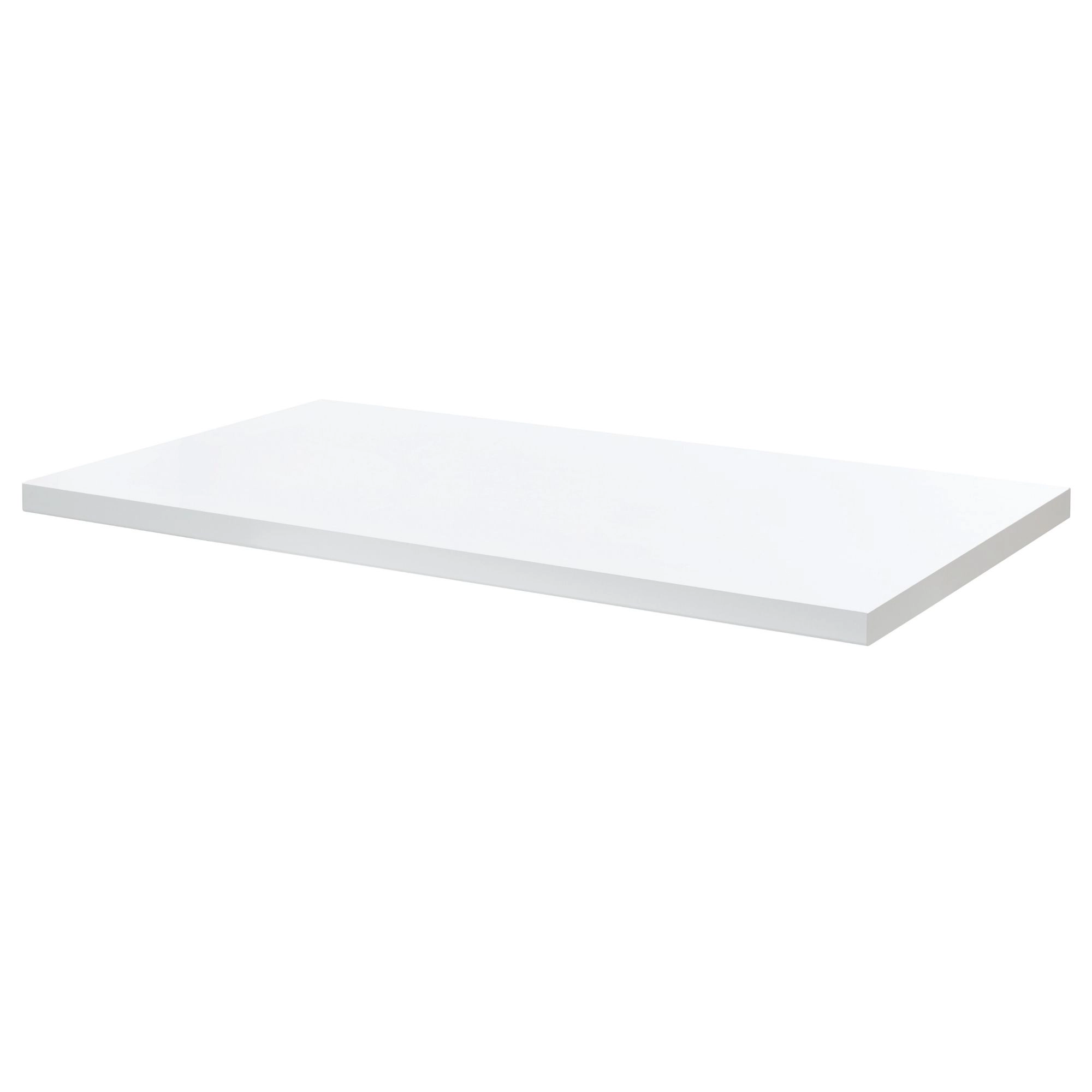 GoodHome Marloes Gloss White Chipboard Bathroom Worktop 2.8cm X 45.2cm X 60cm 3 GoodHome Marloes Gloss White Chipboard Bathroom Worktop 2.8cm X 45.2cm X 60cm