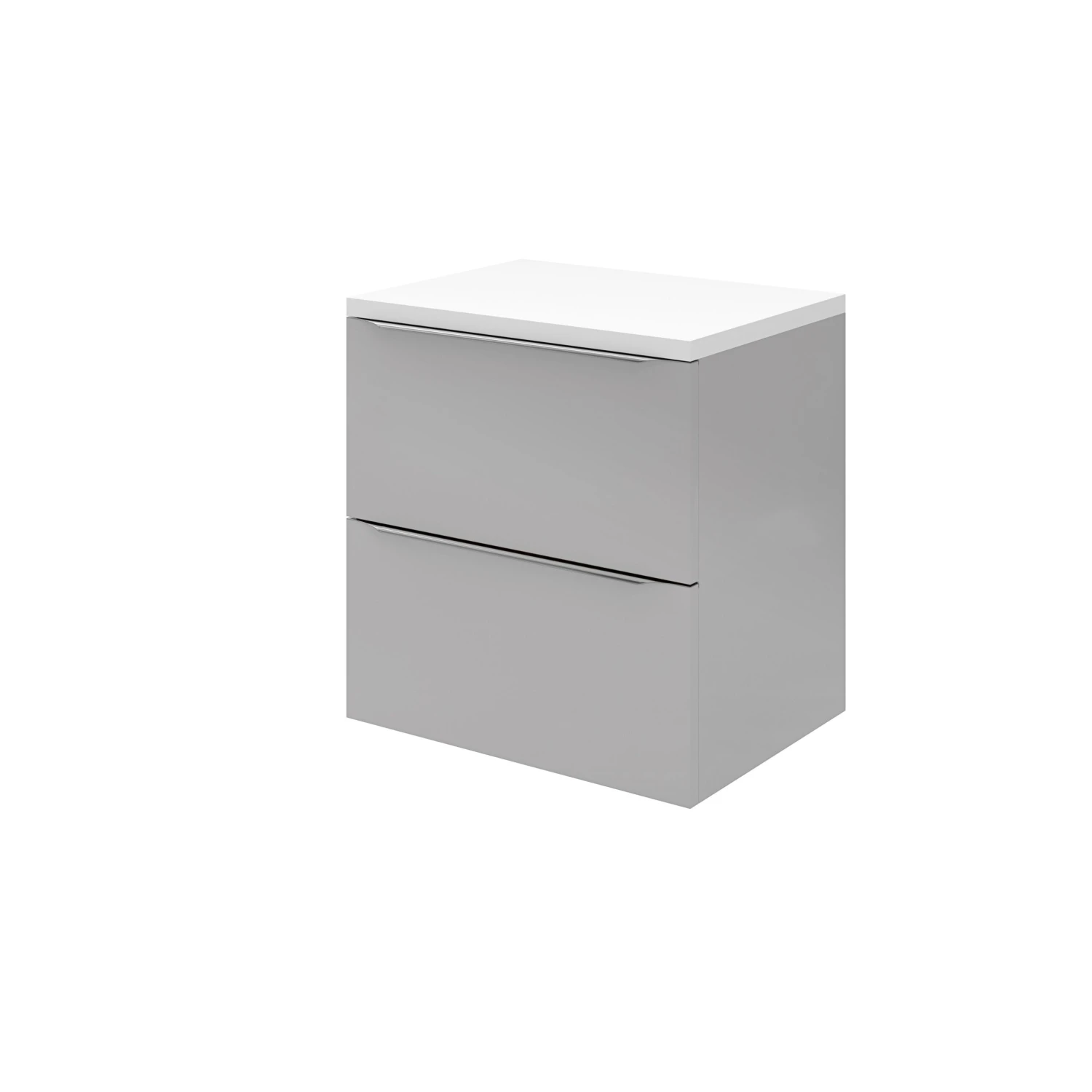 GoodHome Marloes Gloss White Chipboard Bathroom Worktop 2.8cm X 45.2cm X 60cm 6 GoodHome Marloes Gloss White Chipboard Bathroom Worktop 2.8cm X 45.2cm X 60cm - Image 4