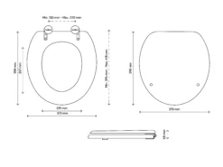 GoodHome Mendra White Bottom Fix Standard Close Toilet Seat 15 GoodHome Mendra White Bottom Fix Standard Close Toilet Seat -Crystal Bathware goodhome mendra white bottom fix standard close toilet seat3663602904397 01t