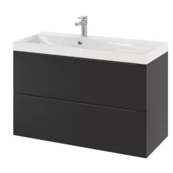 GoodHome Mila White Counter-mounted Counter Top Basin (W)100.4cm 26 GoodHome Mila White Counter-mounted Counter Top Basin (W)100.4cm -Crystal Bathware goodhome mila white counter mounted counter top basin w 100 4cm5059340393209 28c
