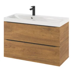 GoodHome Mila White Counter-mounted Counter Top Basin (W)100.4cm 29 GoodHome Mila White Counter-mounted Counter Top Basin (W)100.4cm -Crystal Bathware goodhome mila white counter mounted counter top basin w 100 4cm5059340393377 28c