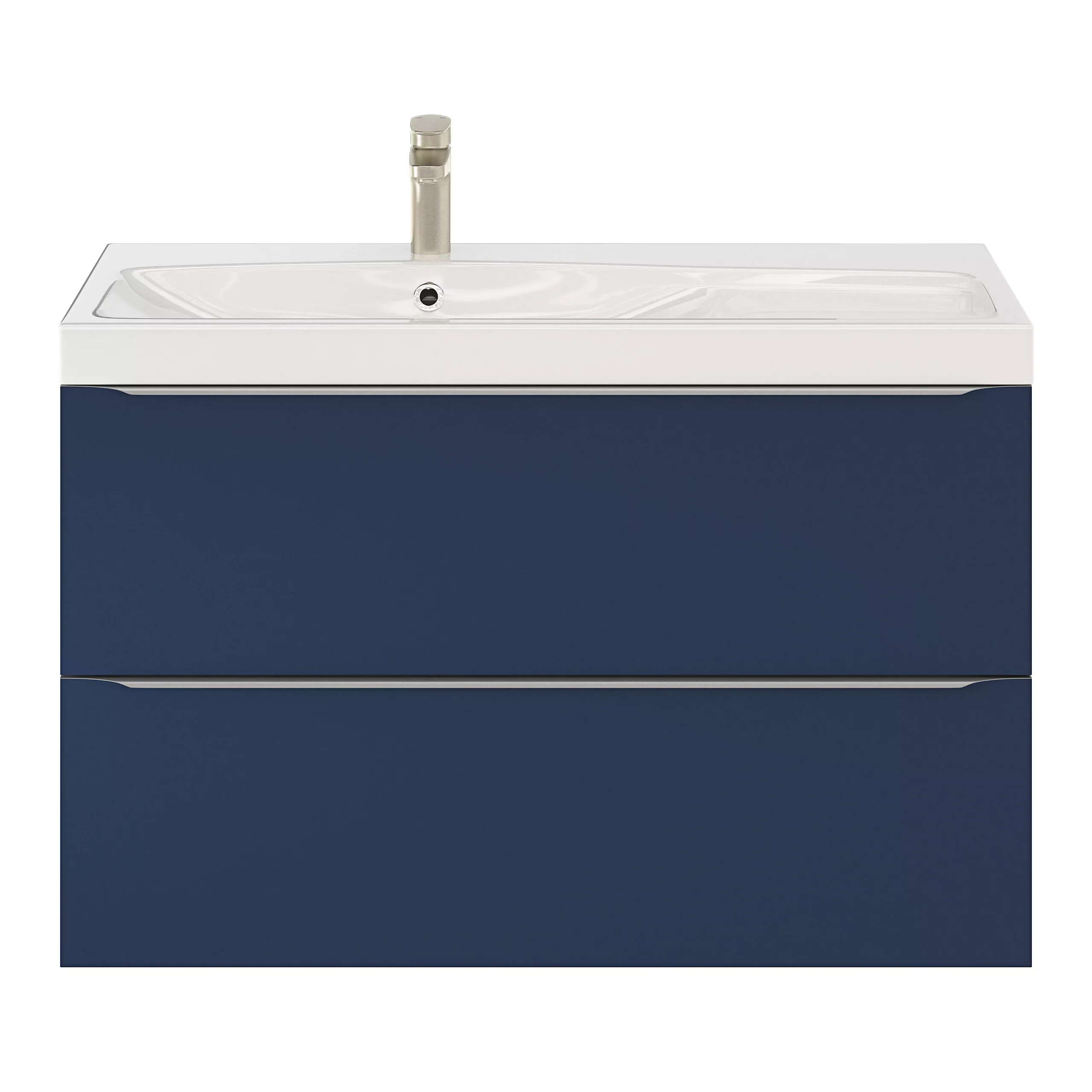 GoodHome Mila White Counter-mounted Counter Top Basin (W)100.4cm 16 GoodHome Mila White Counter-mounted Counter Top Basin (W)100.4cm - Image 14