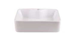 GoodHome Morfa White Rectangular Counter-mounted Counter Top Basin (W)48.5cm -Crystal Bathware goodhome morfa white rectangular counter mounted counter top basin w 48 5cm3663602954736 02bq
