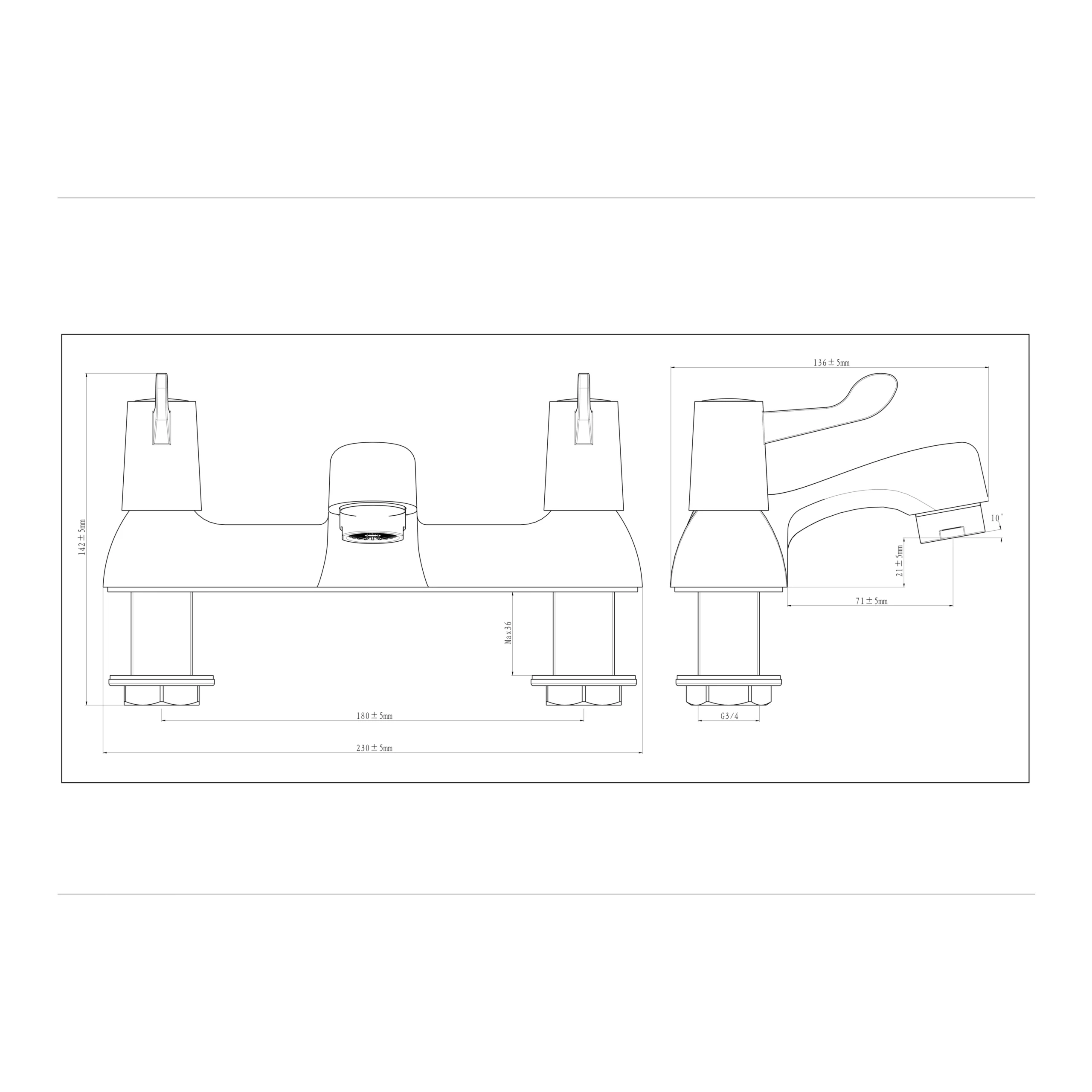 GoodHome Netley Traditional Bath Filler Tap 6 GoodHome Netley Traditional Bath Filler Tap - Image 4