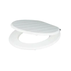 GoodHome Nicolina White Bottom Fix Standard Close Toilet Seat