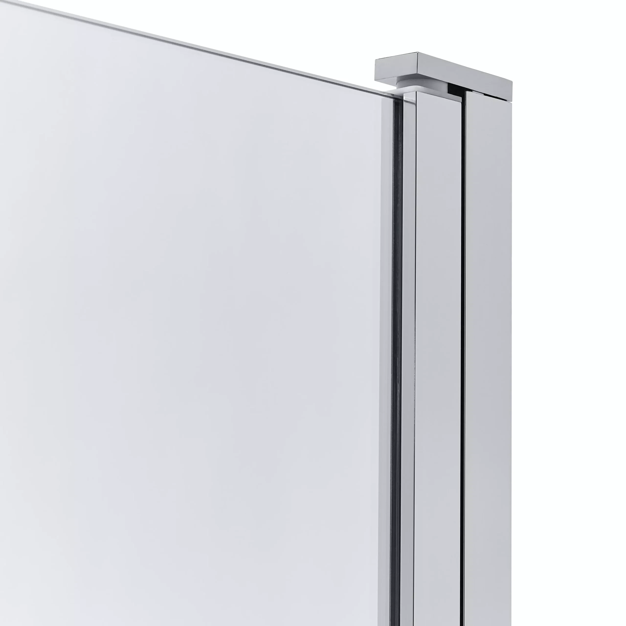 GoodHome Nubia Straight Silver Effect Frame Bath Screen, (H)150cm (W)950mm 5 GoodHome Nubia Straight Silver Effect Frame Bath Screen, (H)150cm (W)950mm - Image 3