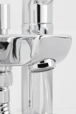 GoodHome Osani Bath Shower Mixer Tap -Crystal Bathware goodhome osani bath shower mixer tap3663602665311 36i