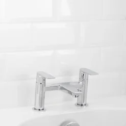 GoodHome Osani Manual Bath Filler Tap -Crystal Bathware goodhome osani manual bath filler tap3663602665304 01i