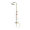 GoodHome Owens Gold Effect Thermostatic Multi Head Shower -Crystal Bathware goodhome owens gold effect thermostatic multi head shower5059340621128 01c