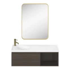 GoodHome Owens Medium Satin Gold Effect Round Deck-mounted Manual Basin Mono Mixer Tap 16 GoodHome Owens Medium Satin Gold Effect Round Deck-mounted Manual Basin Mono Mixer Tap -Crystal Bathware goodhome owens medium satin gold effect round deck mounted manual basin mono mixer tap5059340804965 44c