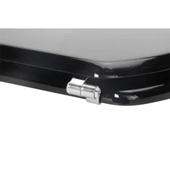 GoodHome Palmi Black Standard Close Toilet Seat -Crystal Bathware goodhome palmi black standard close toilet seat3663602961048 36c