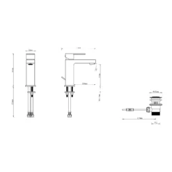 GoodHome Pazar Basin Mono Mixer Tap 17 GoodHome Pazar Basin Mono Mixer Tap -Crystal Bathware goodhome pazar basin mono mixer tap5059340214283 01t bq