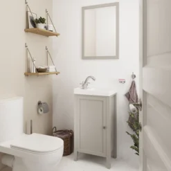 GoodHome Perma Grey Rectangular Bathroom Mirror (H)700mm (W)500mm -Crystal Bathware goodhome perma grey rectangular bathroom mirror h 700mm w 500mm5059340018188 02i