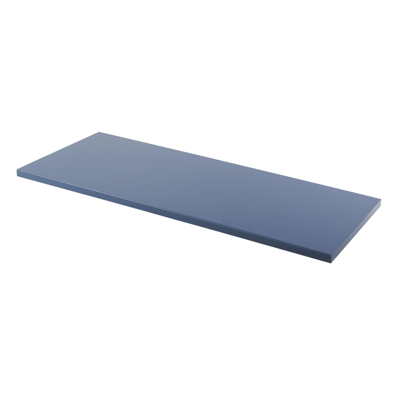 GoodHome Perma Satin Blue Square Edge MDF Bathroom Worktop 2.8cm X 120.5cm 3 GoodHome Perma Satin Blue Square Edge MDF Bathroom Worktop 2.8cm X 120.5cm