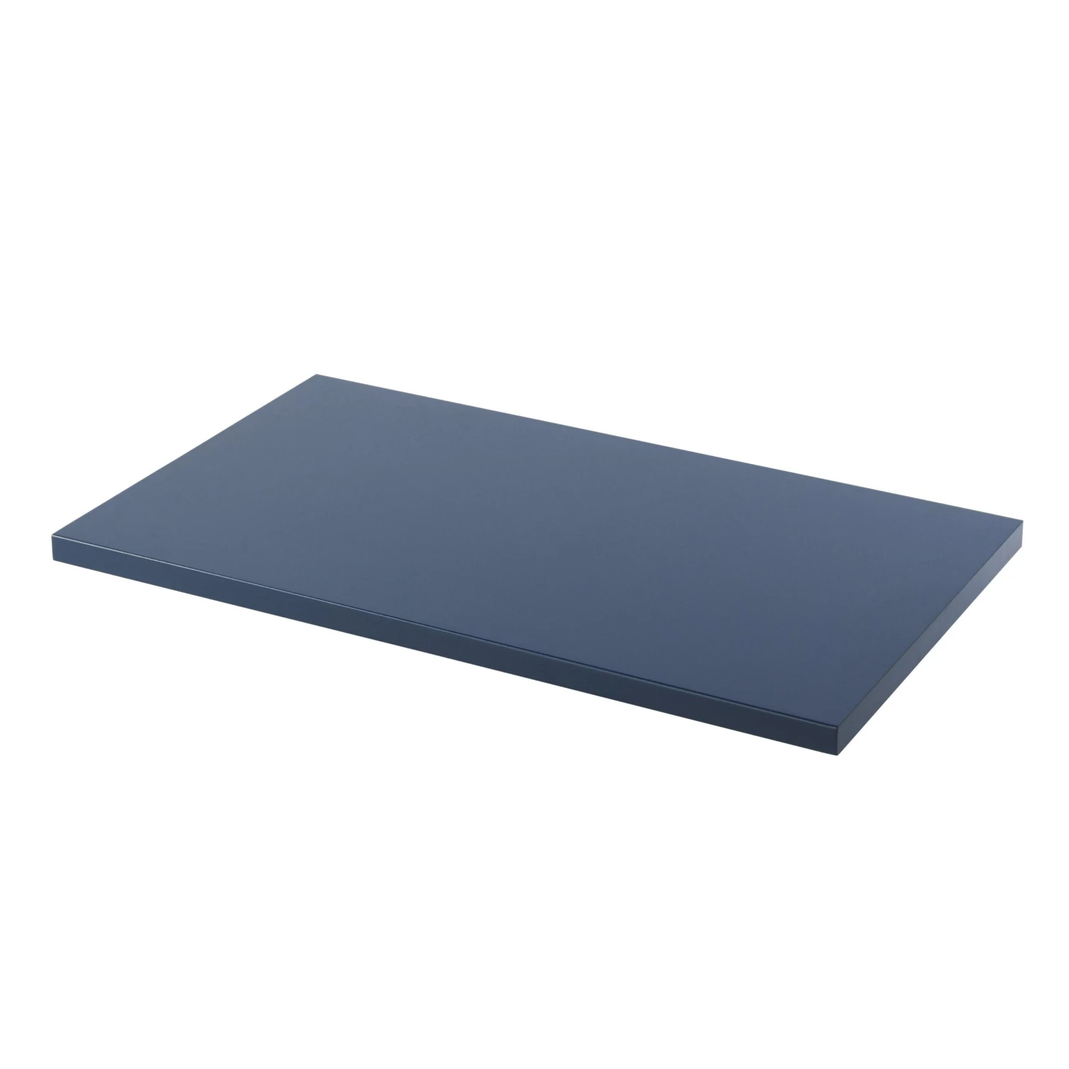 GoodHome Perma Satin Blue Square Edge MDF Bathroom Worktop 2.8cm X 45.2cm X 80.5cm 3 GoodHome Perma Satin Blue Square Edge MDF Bathroom Worktop 2.8cm X 45.2cm X 80.5cm