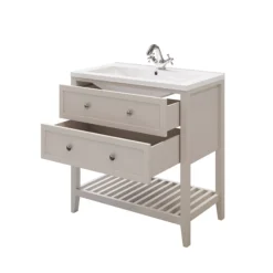 GoodHome Perma Satin Grey Bathroom Vanity Unit (H)80.6cm (W)80cm 20 GoodHome Perma Satin Grey Bathroom Vanity Unit (H)80.6cm (W)80cm -Crystal Bathware goodhome perma satin grey bathroom vanity unit h 80 6cm w 80cm5059340018201 26c