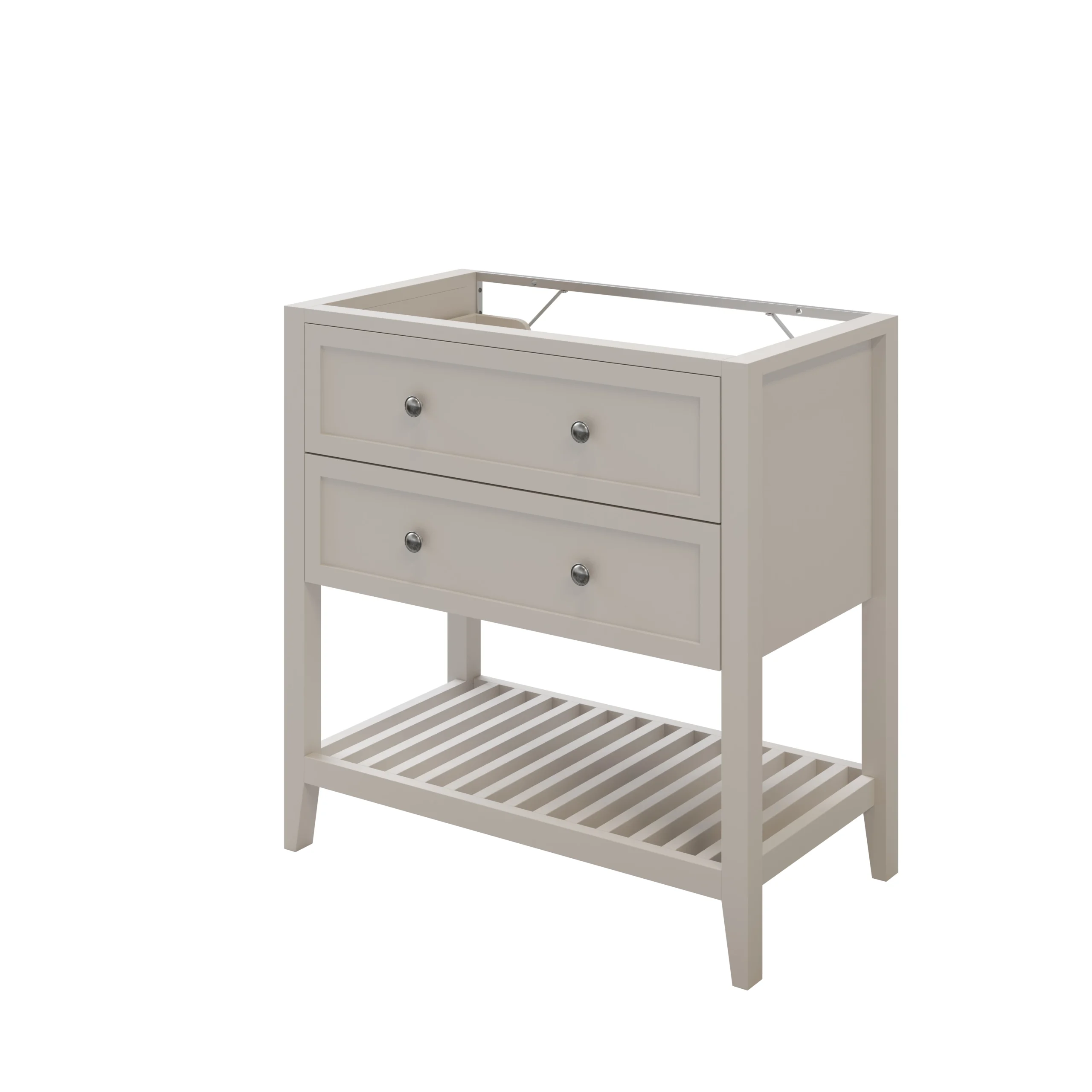 GoodHome Perma Satin Grey Bathroom Vanity Unit (H)80.6cm (W)80cm 12 GoodHome Perma Satin Grey Bathroom Vanity Unit (H)80.6cm (W)80cm - Image 10