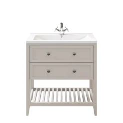GoodHome Perma Satin Grey Vanity Unit (H)80.6cm (W)80cm -Crystal Bathware goodhome perma satin grey vanity unit h 80 6cm w 80cm5059340018201 24c