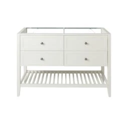 GoodHome Perma Satin White Bathroom Vanity Unit (H)80.6cm (W)120cm -Crystal Bathware goodhome perma satin white bathroom vanity unit h 80 6cm w 120cm5059340018126 02c