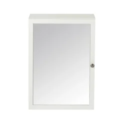 GoodHome Perma Satin White Wall-mounted Single Bathroom Cabinet With Mirrored Door (W)500mm (H)700mm 8 GoodHome Perma Satin White Wall-mounted Single Bathroom Cabinet With Mirrored Door (W)500mm (H)700mm -Crystal Bathware goodhome perma satin white wall mounted single bathroom cabinet with mirrored door w 500mm h 700mm5059340018140 21c