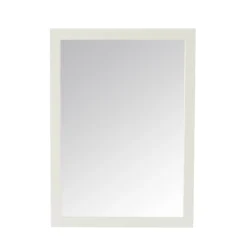 GoodHome Perma White Rectangular Bathroom Mirror (H)700mm (W)500mm -Crystal Bathware goodhome perma white rectangular bathroom mirror h 700mm w 500mm5059340257013 02c bq