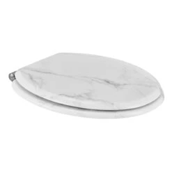 GoodHome Pilica White & Black Bottom Fix Soft Close Toilet Seat 11 GoodHome Pilica White & Black Bottom Fix Soft Close Toilet Seat -Crystal Bathware goodhome pilica white black bottom fix soft close toilet seat5059340081229 03c