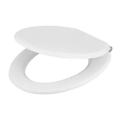 GoodHome Pilica White Bottom Fix Soft Close Toilet Seat
