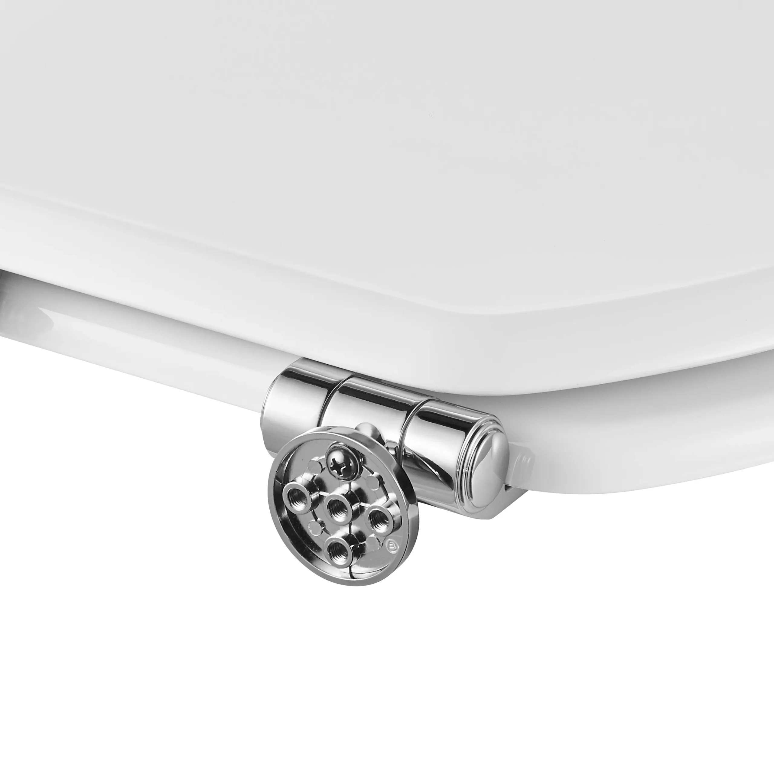 GoodHome Pilica White Bottom Fix Soft Close Toilet Seat 9 GoodHome Pilica White Bottom Fix Soft Close Toilet Seat - Image 7